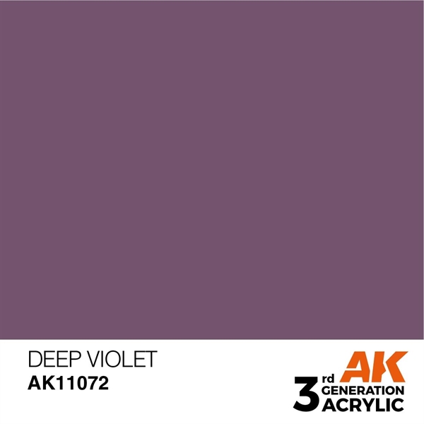 AK 3rd Generation Acrylics - Intense Deep Violet