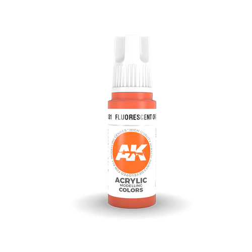 AK 3rd Generation Acrylics - Fluorescent Orange