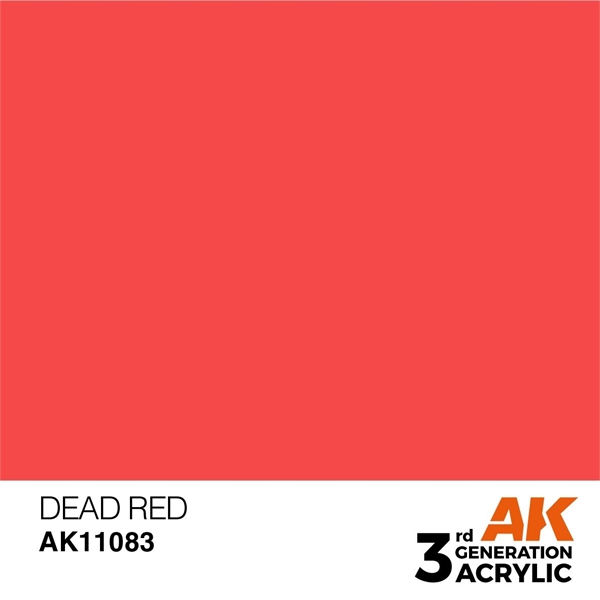AK 3rd Generation Acrylics - Dead Red