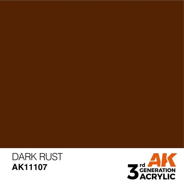 AK 3rd Generation Acrylics - Dark Rust