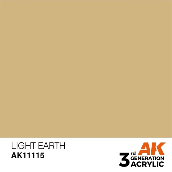 AK 3rd Generation Acrylics - Light Earth
