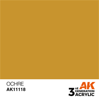AK 3rd Generation Acrylics - Ochre
