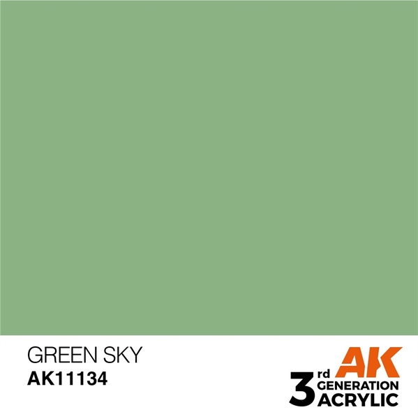 AK 3rd Generation Acrylics - Green Sky