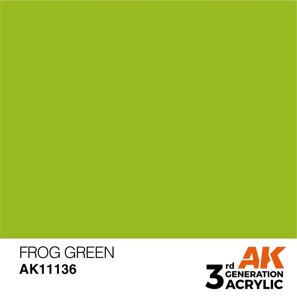 AK 3rd Generation Acrylics - Frog Green