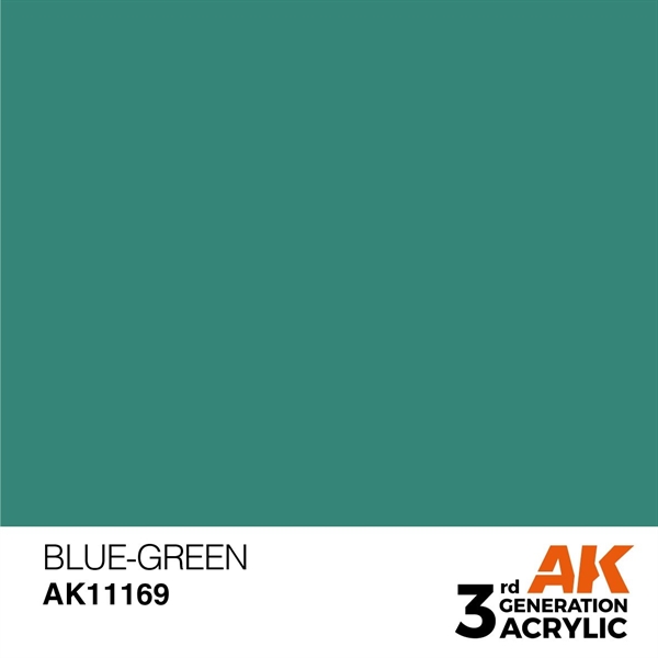 AK 3rd Generation Acrylics - Blue-Green