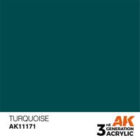 AK 3rd Generation Acrylics - Turquoise