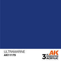 AK 3rd Generation Acrylics - Ultramarine