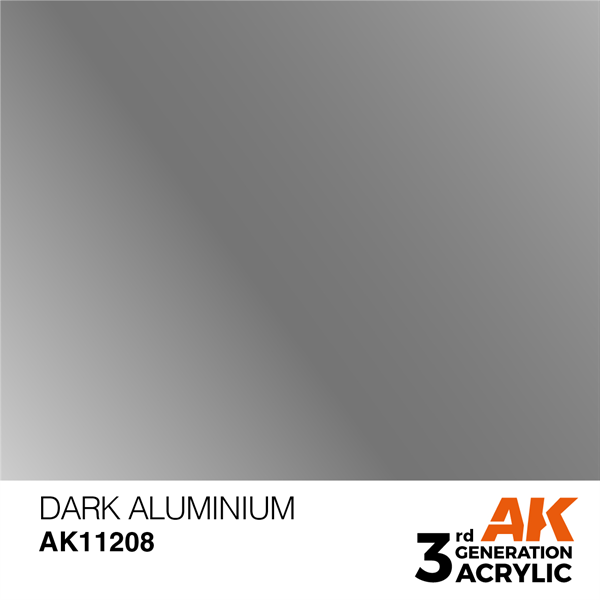 AK 3rd Generation Acrylics - Dark Aluminium