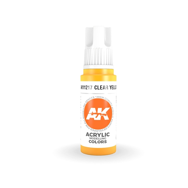 AK 3rd Generation Acrylics - Clear Yellow