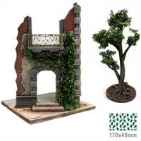 Green Stuff World - Blttermatte, Eiche Dunkelgrn