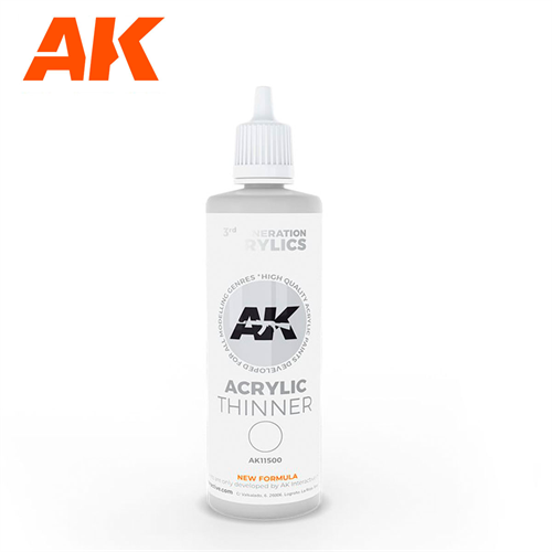 AK 3rd Generation Acrylics - Thinner