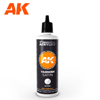 AK 3rd Generation Acrylics - Satin Varnish