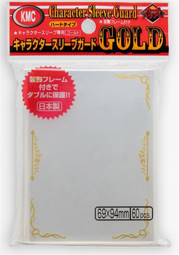 KMC Standard Sleeves - Character Guard Gold