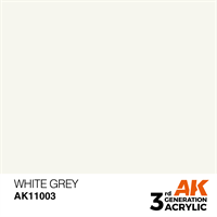 AK 3rd Generation Acrylics - White Grey