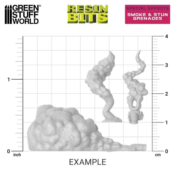 Green Stuff World - Resin Smoke & Stun Grenades