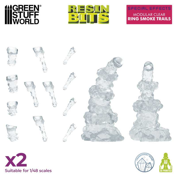 Green Stuff World - Resin Clear: Ring Smoke Trails