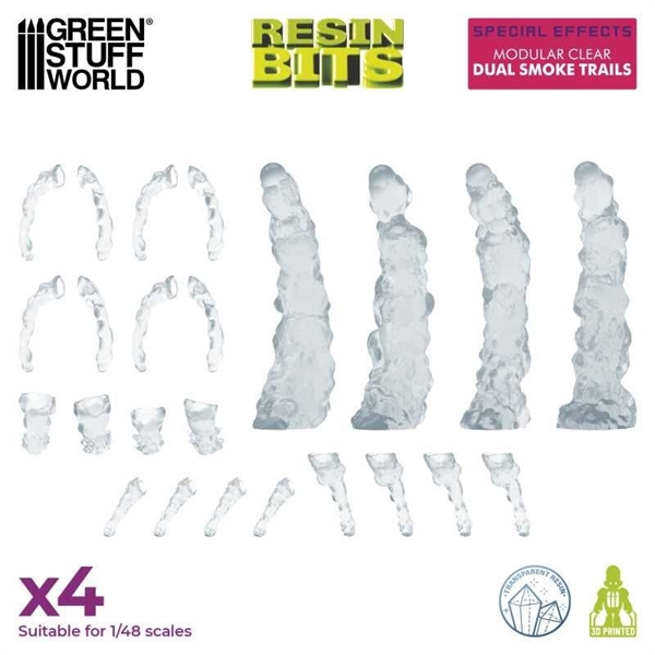 Green Stuff World - Resin Clear: Dual Smoke Trails