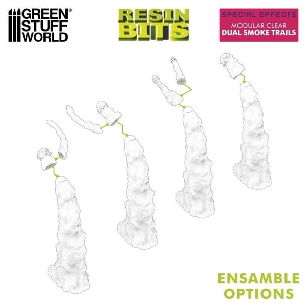 Green Stuff World - Resin Clear: Dual Smoke Trails