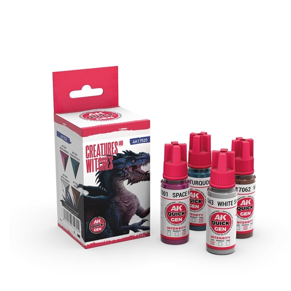 AK Quick Gen. Acrylics - Set: Creatures & Witches