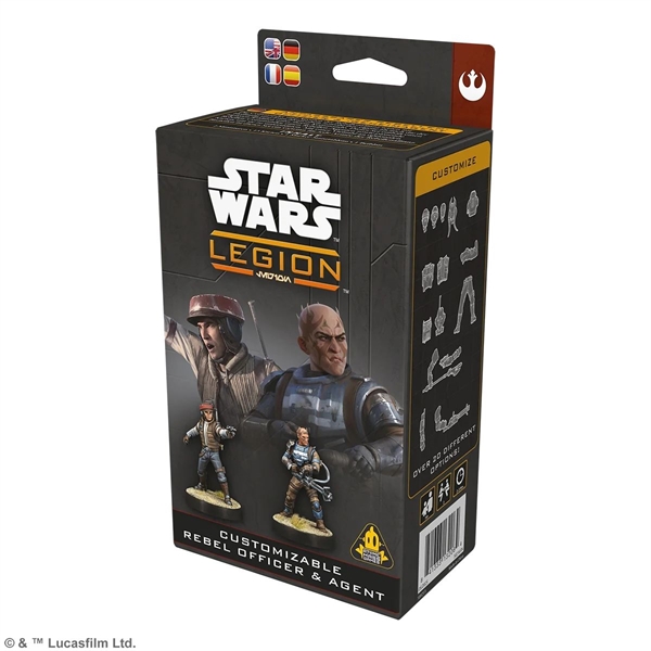 Star Wars: Legion - Customizable Rebel Officer & Agent