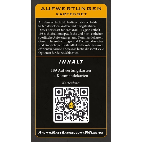 Star Wars: Legion - Aufwertungen