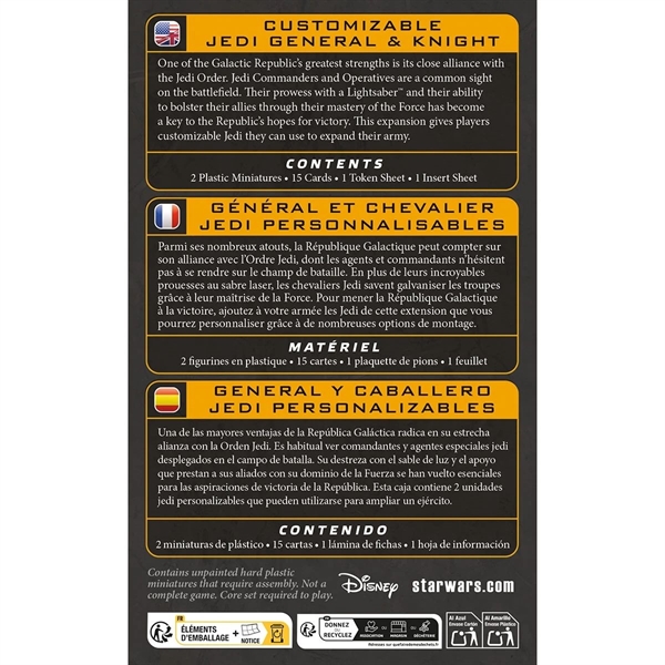 Star Wars: Legion - Customizable Jedi General & Knight