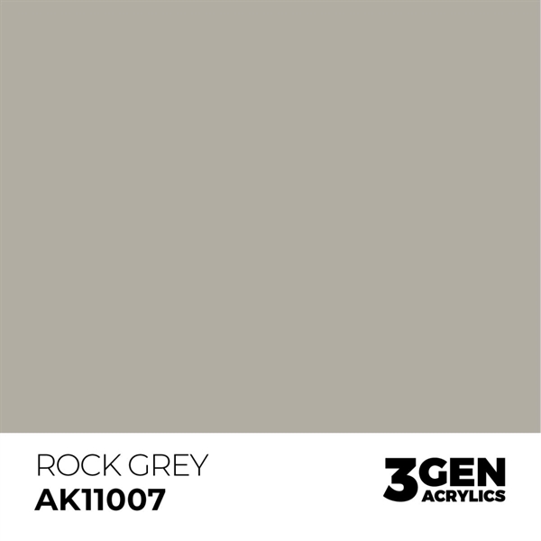 AK 3rd Generation Acrylics - Rock Grey