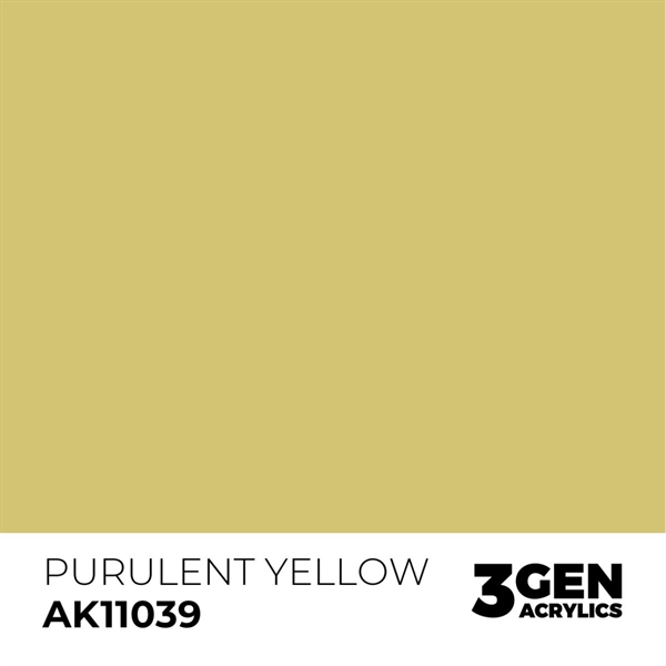 AK 3rd Generation Acrylics - Purulent Yellow