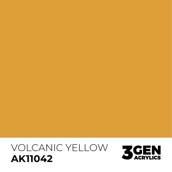 AK 3rd Generation Acrylics - Vulcanic Yellow