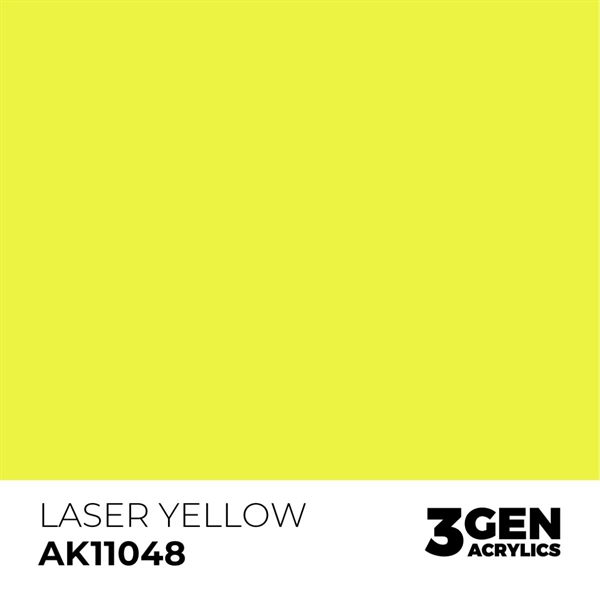 AK 3rd Generation Acrylics - Laser Yellow