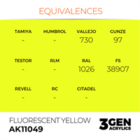 AK 3rd Generation Acrylics - Fluorescent Yellow