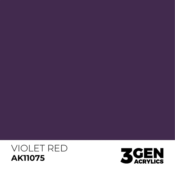 AK 3rd Generation Acrylics - Violet Red
