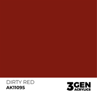 AK 3rd Generation Acrylics - Dirty Red
