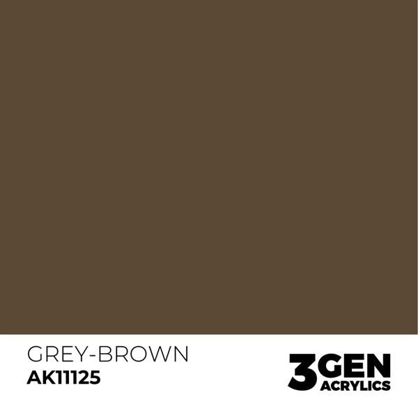 AK 3rd Generation Acrylics - Grey-Brown
