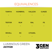 AK 3rd Generation Acrylics - Luminous Green