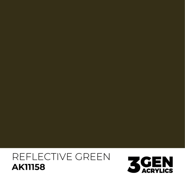 AK 3rd Generation Acrylics - Reflective Green