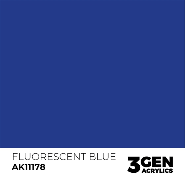 AK 3rd Generation Acrylics - Fluorescent Blue