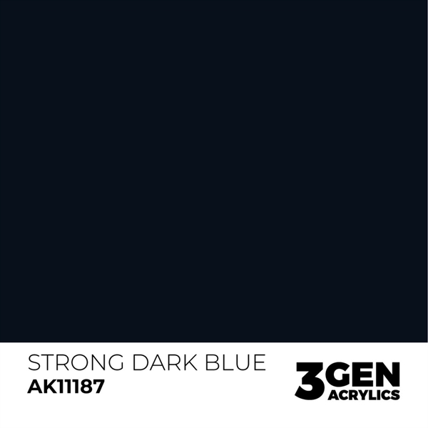 AK 3rd Generation Acrylics - Strong Dark Blue