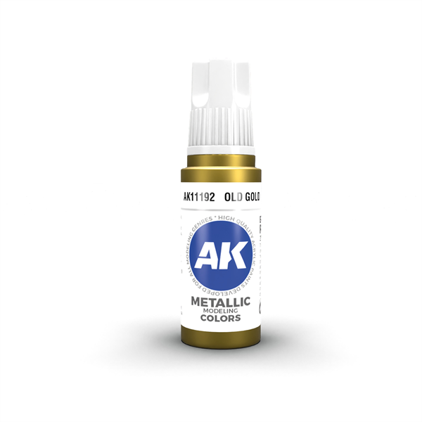 AK 3rd Generation Acrylics - Old Gold Metallic