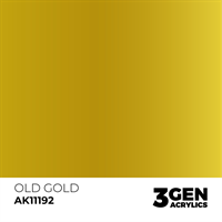 AK 3rd Generation Acrylics - Old Gold Metallic