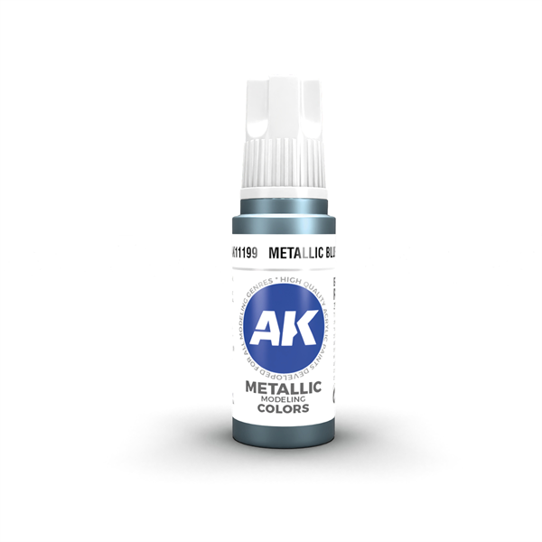 AK 3rd Generation Acrylics - Blue Metallic