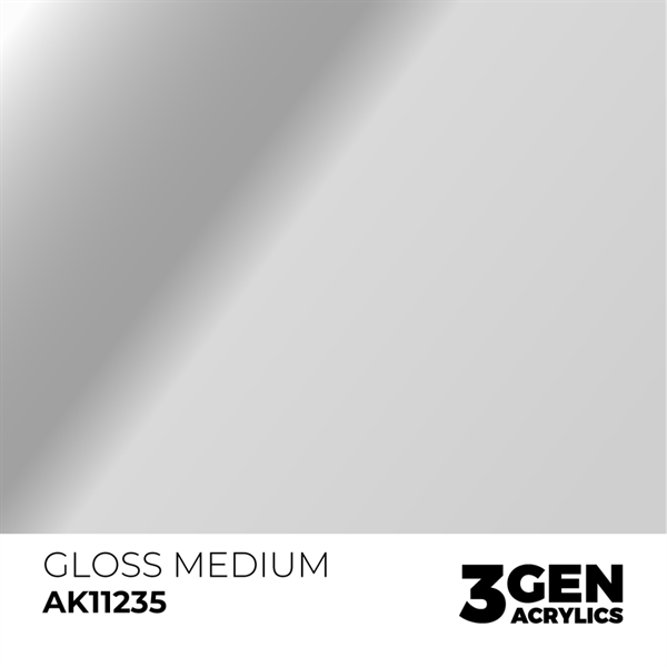 AK 3rd Generation Acrylics - Gloss Medium