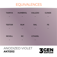 AK 3rd Generation Acrylics - Anodized Violet Metallic