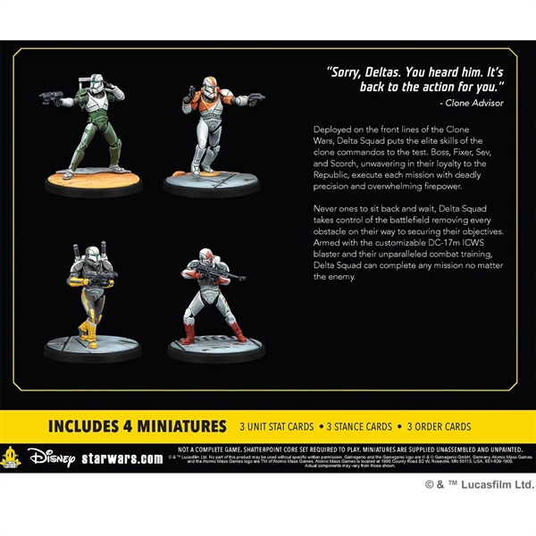 Star Wars: Shatterpoint - Delta Squad, Form Up