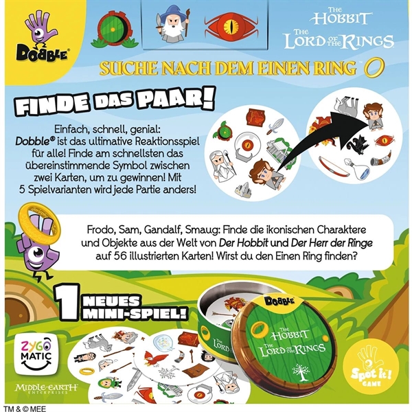 Zygomatic - Dobble, Der Herr der Ringe