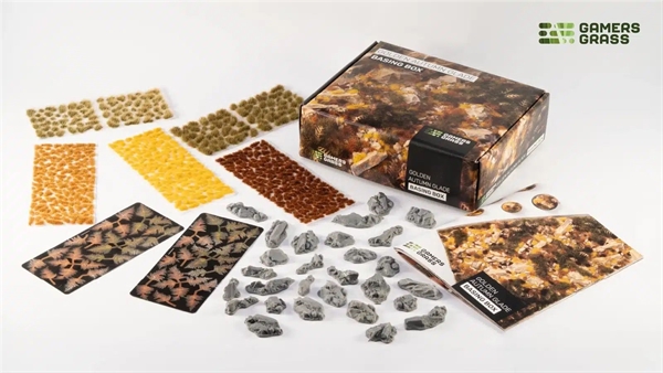 Gamers Grass - Golden Autumn Glade, Basing Box