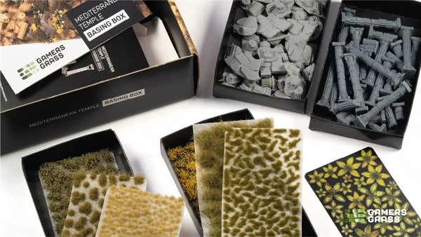Gamers Grass - Mediterranean Temple, Basing Box