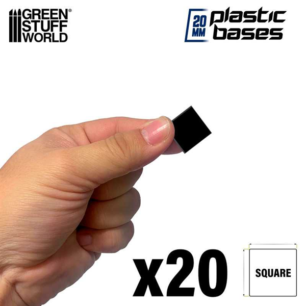 Green Stuff World - Plastik Bases Eckig