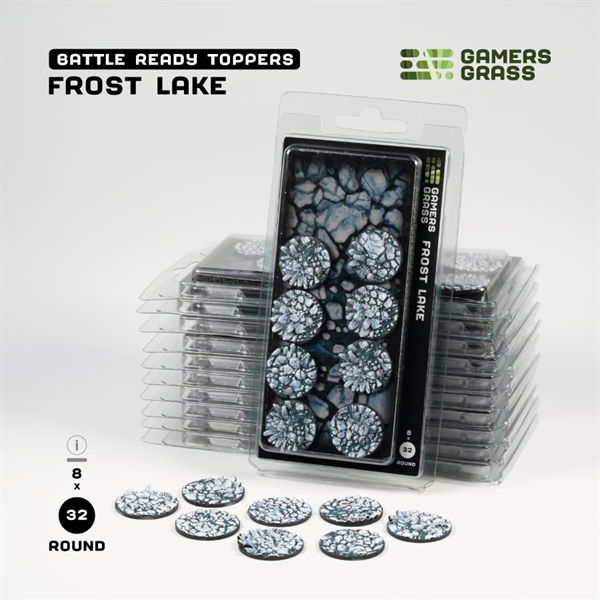 Gamers Grass - Base Toppers, Frost Lake 8Stk.