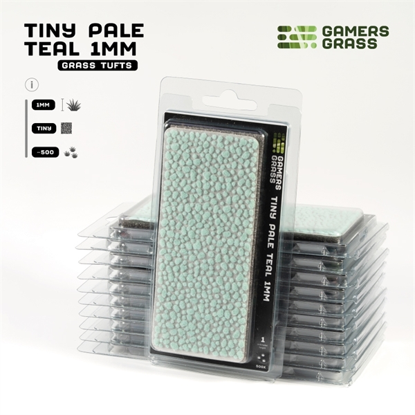 Gamers Grass - Tiny Tufts Pale Teal (1mm)